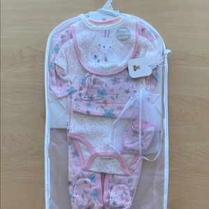 Rene Rofe Pink and White Kids Matching Set